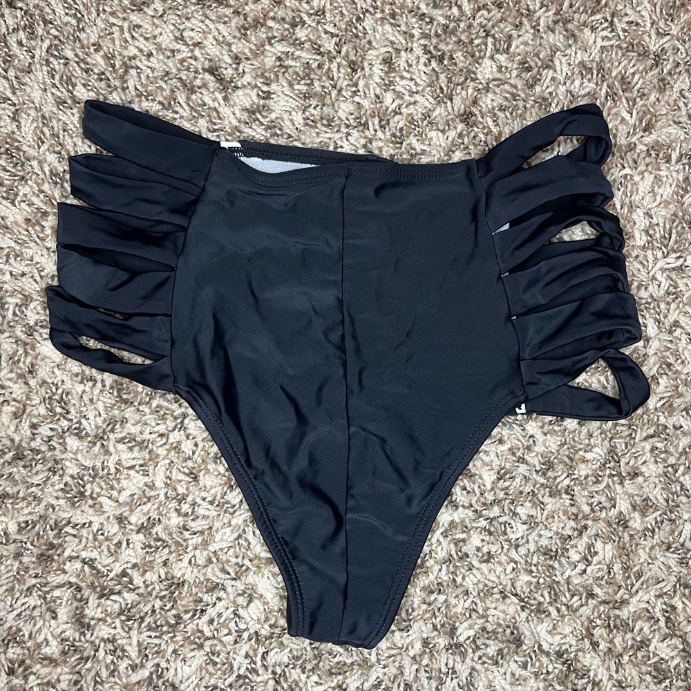 High waisted bikini bottoms